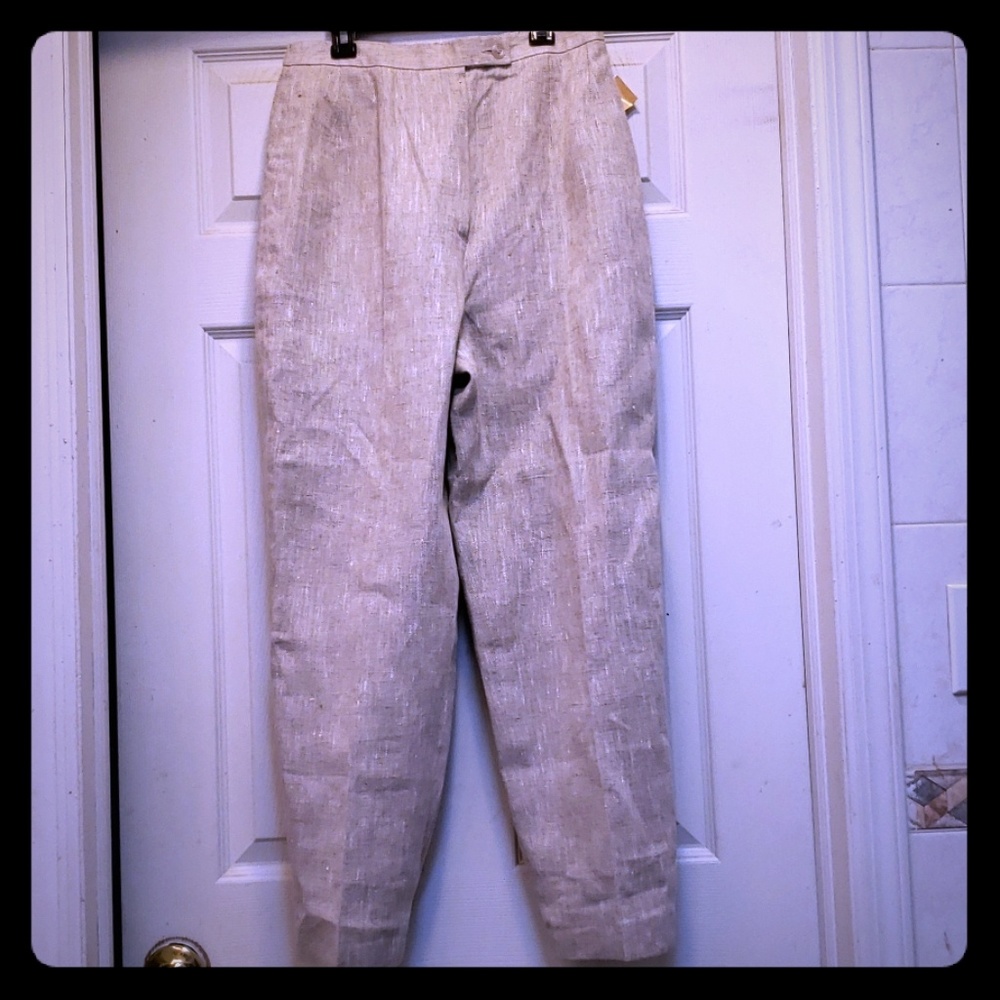 Vintage high waist linen pants